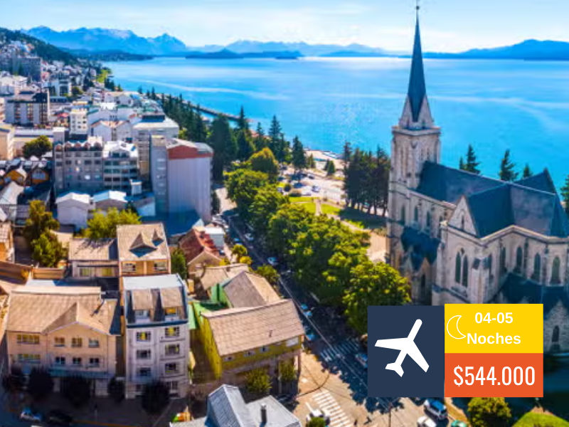 BARILOCHE AEREO / 05 NOCHES / 2025 ✈️