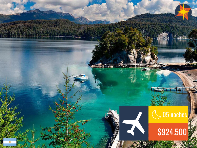 BARILOCHE + VILLA LA ANGOSTURA / 05 NOCHES / 2025 ✈️