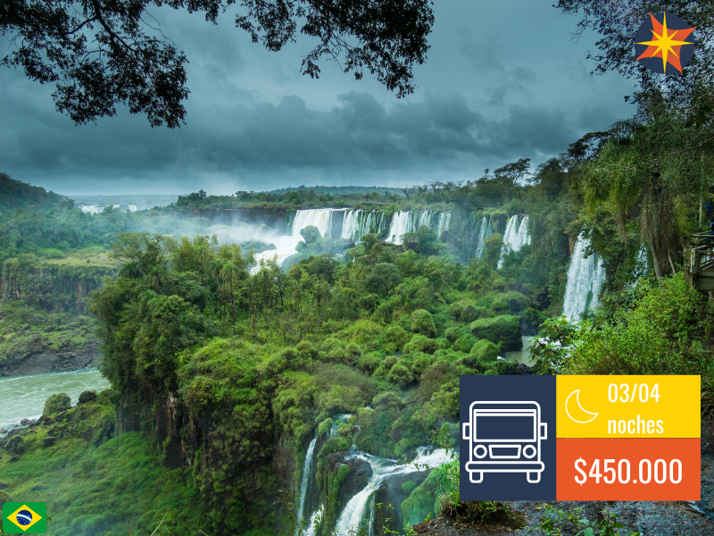 CATARATAS DEL IGUAZU /04 NOCHES / 2025 🚌🇧🇷