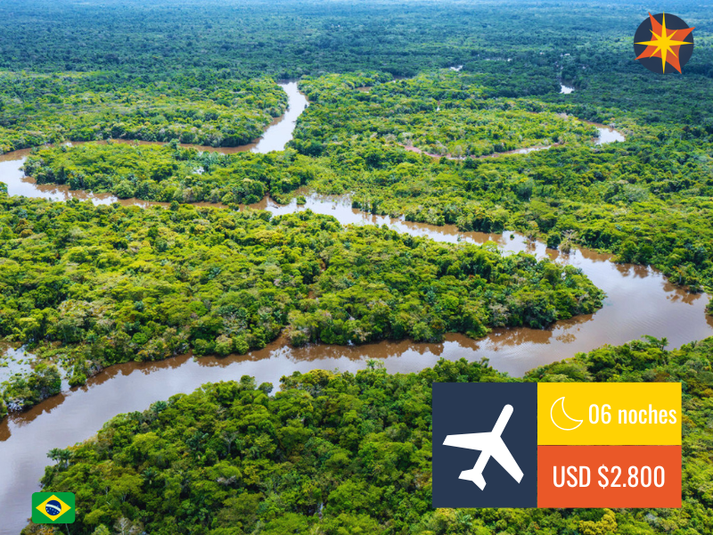 MANAUS Y SELVA AMAZONICA – 06 NOCHES – 2025 🇧🇷