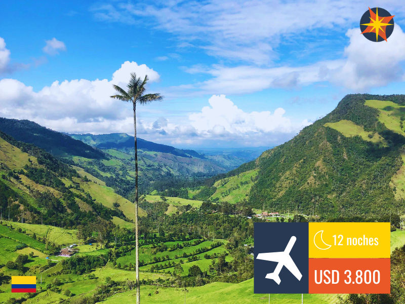 <strong>AROMAS DE COLOMBIA </strong>– 12 NOCHES – 2026 🇨🇴✈️