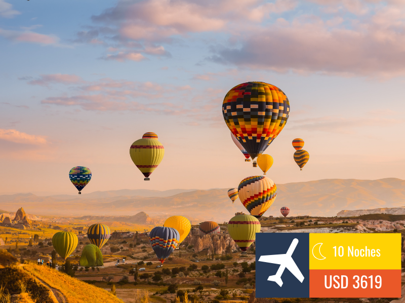 TURQUÍA: LAS MIL Y UNA NOCHES – 10 NOCHES – 2027 🇹🇷✈️