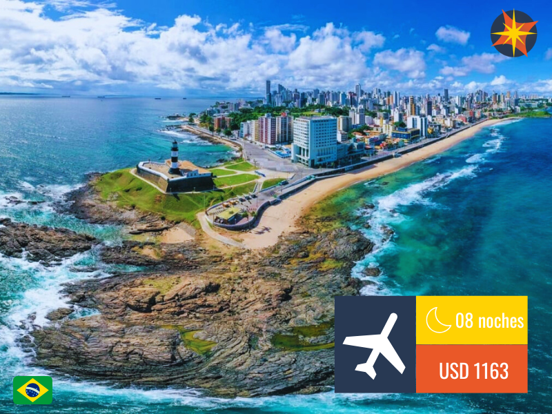 SALVADOR / 08 Noches / 🇧🇷 2025✈️