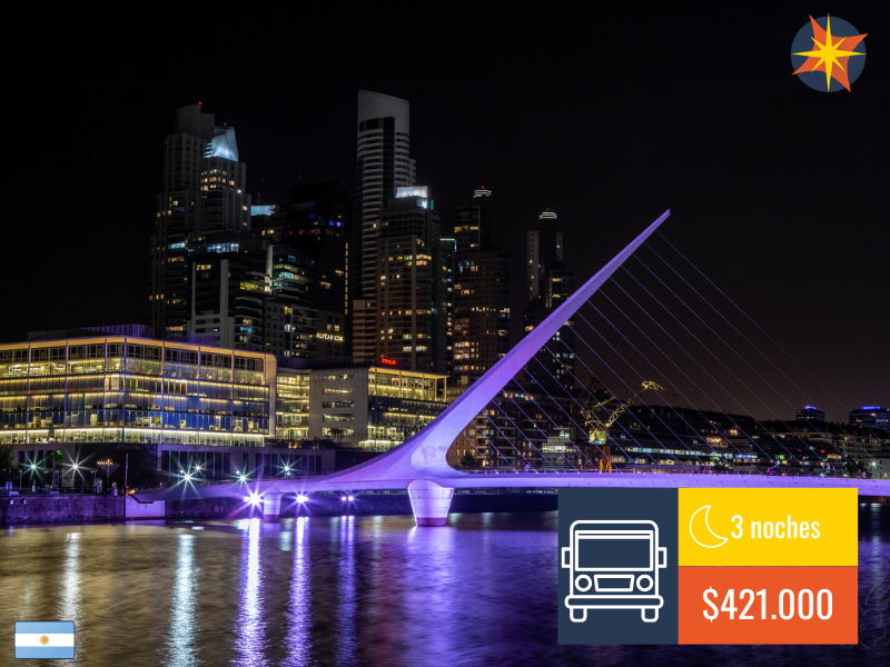 NOCHE MAGICA CIUDAD DE BUENOS AIRES / 03 NOCHES / 2025🚌