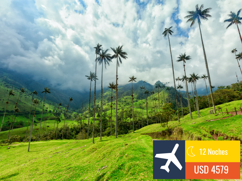 <strong>COLOMBIA </strong>TIERRA DE CAFÉ Y ENCANTO- 12 NOCHES – 2027
