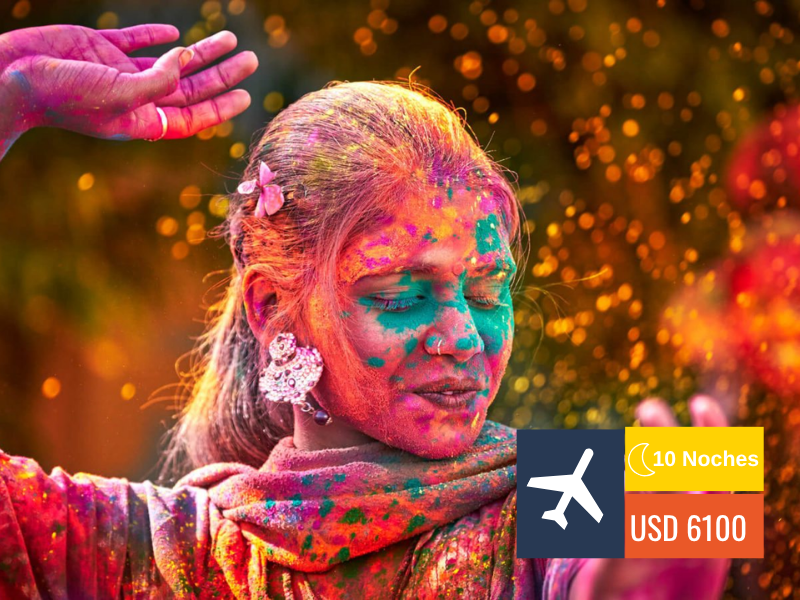 COLORES DE INDIA EN HOLI 🇮🇳