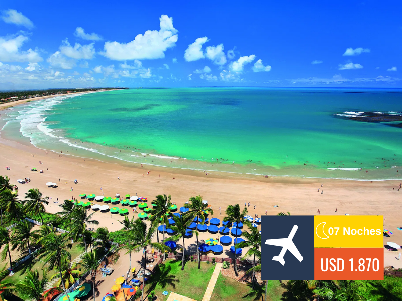 PREVENTA PORTO DE GALINHAS, MARAGOGI Y CABO DE SANTO AGOSTINHO – 2027 ✈️​🇧🇷​