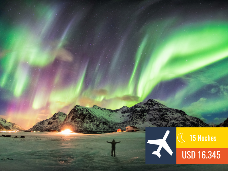 脕RTICO NORTE: TREN Y CRUCERO DE LAS AURORAS BOREALES 鉁堬笍 – 2027